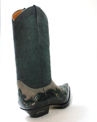 3242 Sendra Boots IBIZA Ciclon Negro Serr. Taupe Gummisohle