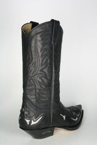 3242 Cowboystiefel Sendra Ibiza schwarz mit Flamme