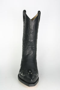 3242 Cowboystiefel Sendra Ibiza schwarz mit Flamme