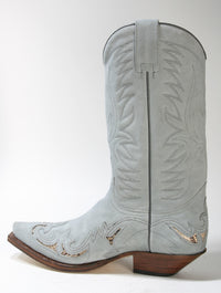 3242 Sendra Cowboystiefel Serr. Cement Wildleder