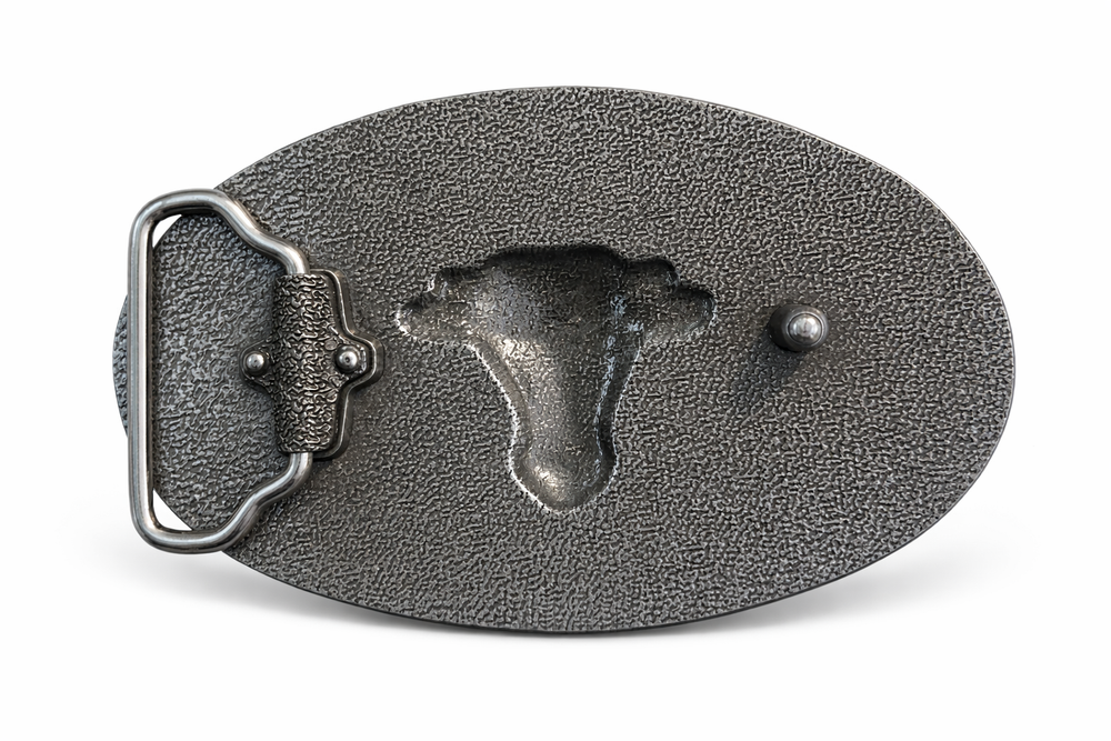 32507 RB Buckle Longhorn schwarz