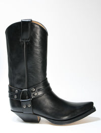 3305 Sendra Cowboystiefel Bikerboots Ciclon Negro
