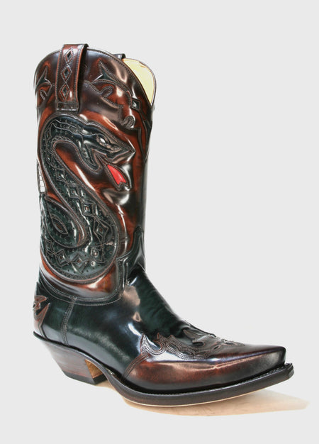 3379 Sendra Boots Flora Libano Flora Verde Cipres