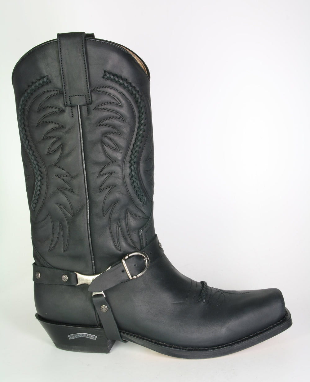 3434 Sendra Cowboystiefel Negro