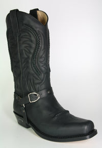 3434 Sendra Cowboystiefel Negro