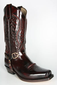 3434 Sendra Cowboystiefel Flor. Fuchsia