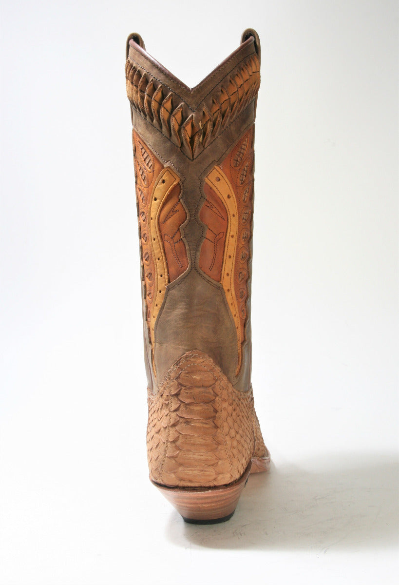 3588 Sendra cowboy boots Python Oro