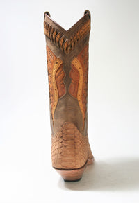 3588 Sendra cowboy boots Python Oro