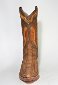 3588 Sendra cowboy boots Python Oro