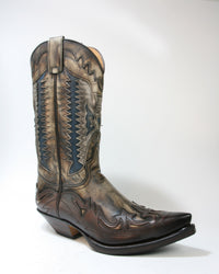 3840 Sendra Cowboystiefel Jacinto Canela Gummisohle