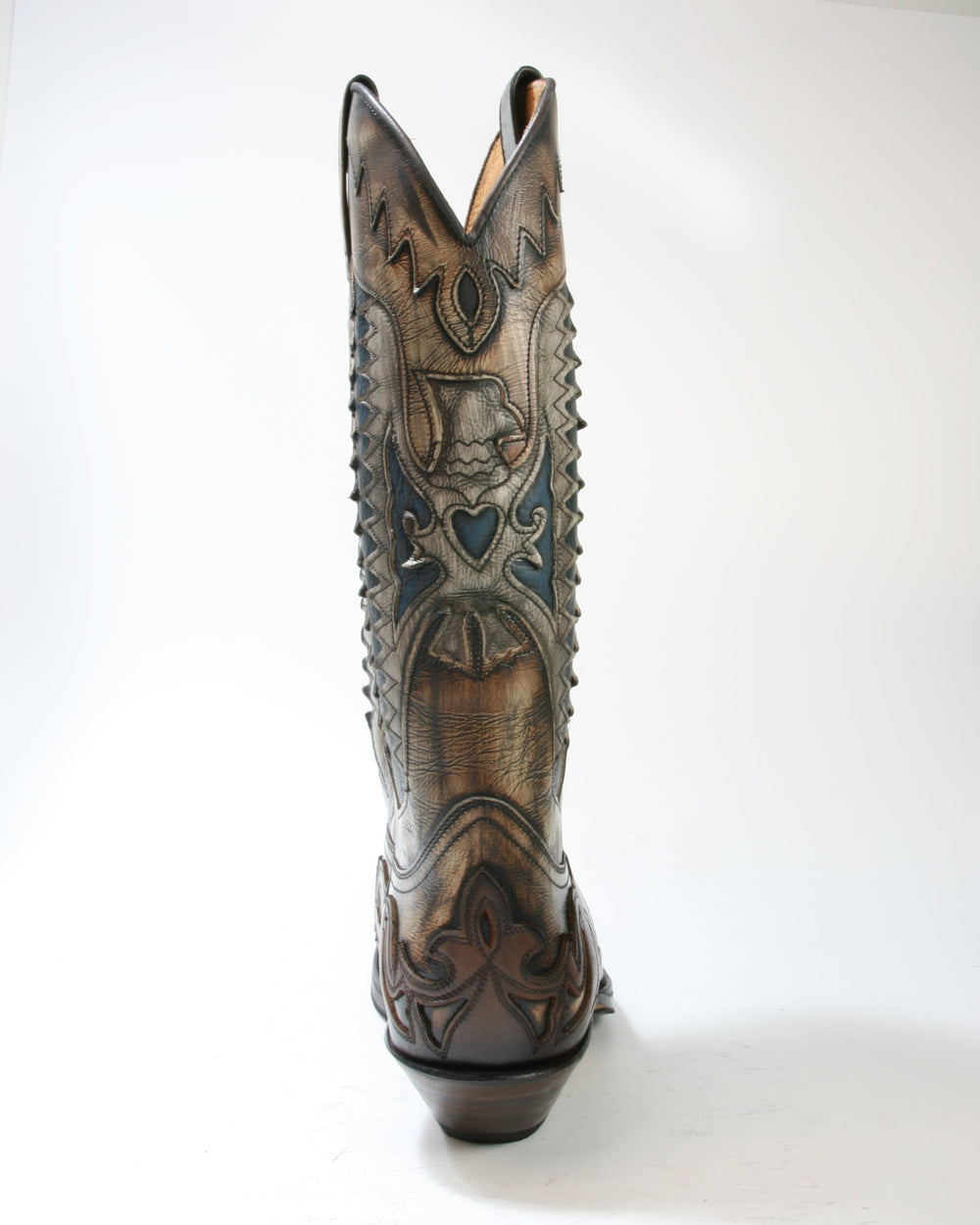 3840 Sendra Cowboystiefel Jacinto Canela Gummisohle