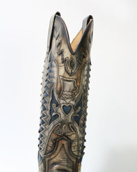 3840 Sendra Cowboystiefel Jacinto Canela Gummisohle