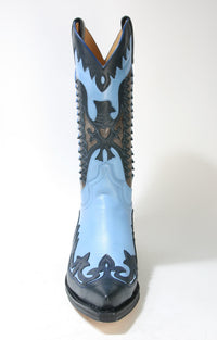 3840 Sendra Cowboy Boots Box Brash Navy Jeans