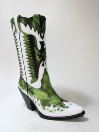 3840 Sendra Cowboystiefel GORCA Dream Zulu Blanco Denver Verde