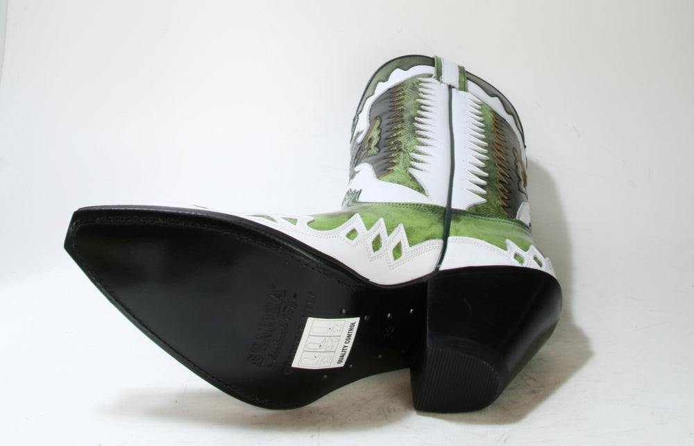 3840 Sendra Cowboystiefel GORCA Dream Zulu Blanco Denver Verde