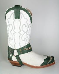 4060 Sendra Stiefel SETA Verde Blanco