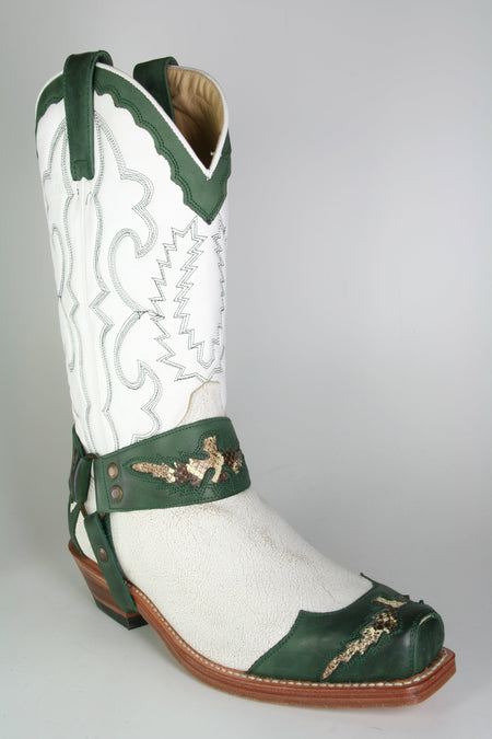 4060 Sendra Stiefel SETA Verde Blanco