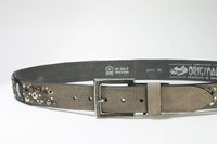 4071 Original Belts studded belt black grey