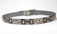 4071 Original Belts studded belt black grey