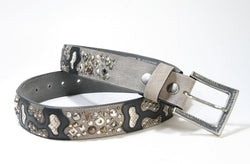 4071 Original Belts Nietengürtel schwarz grau