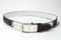 4457 Gürtel Original belts Black and White