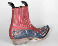4660 Sendra Stiefeletten Raspado Azul Rojo
