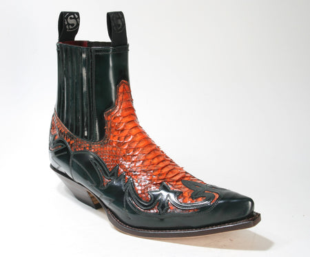 4660 Sendra Boots Flora Verde Python Calendula