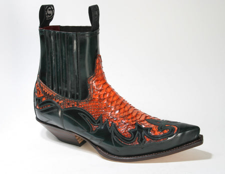 4660 Sendra Boots Flora Verde Python Calendula