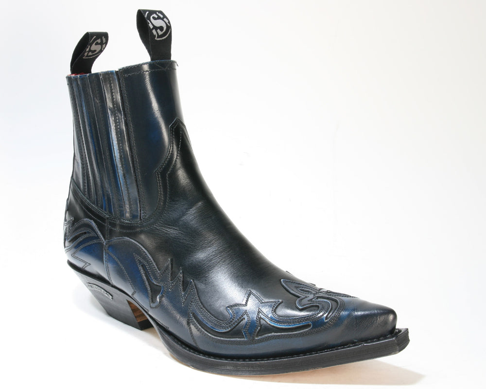4660 Sendra Boots Ankle Boots Denver Azul Ciclon Negro