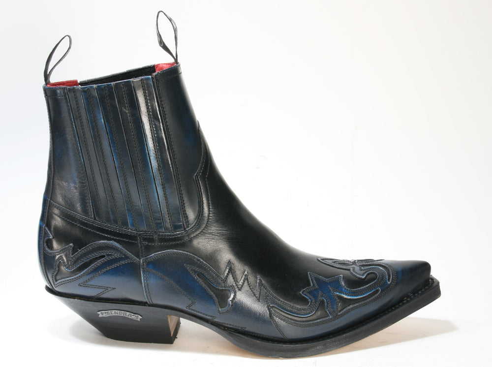 4660 Sendra Boots Ankle Boots Denver Azul Ciclon Negro