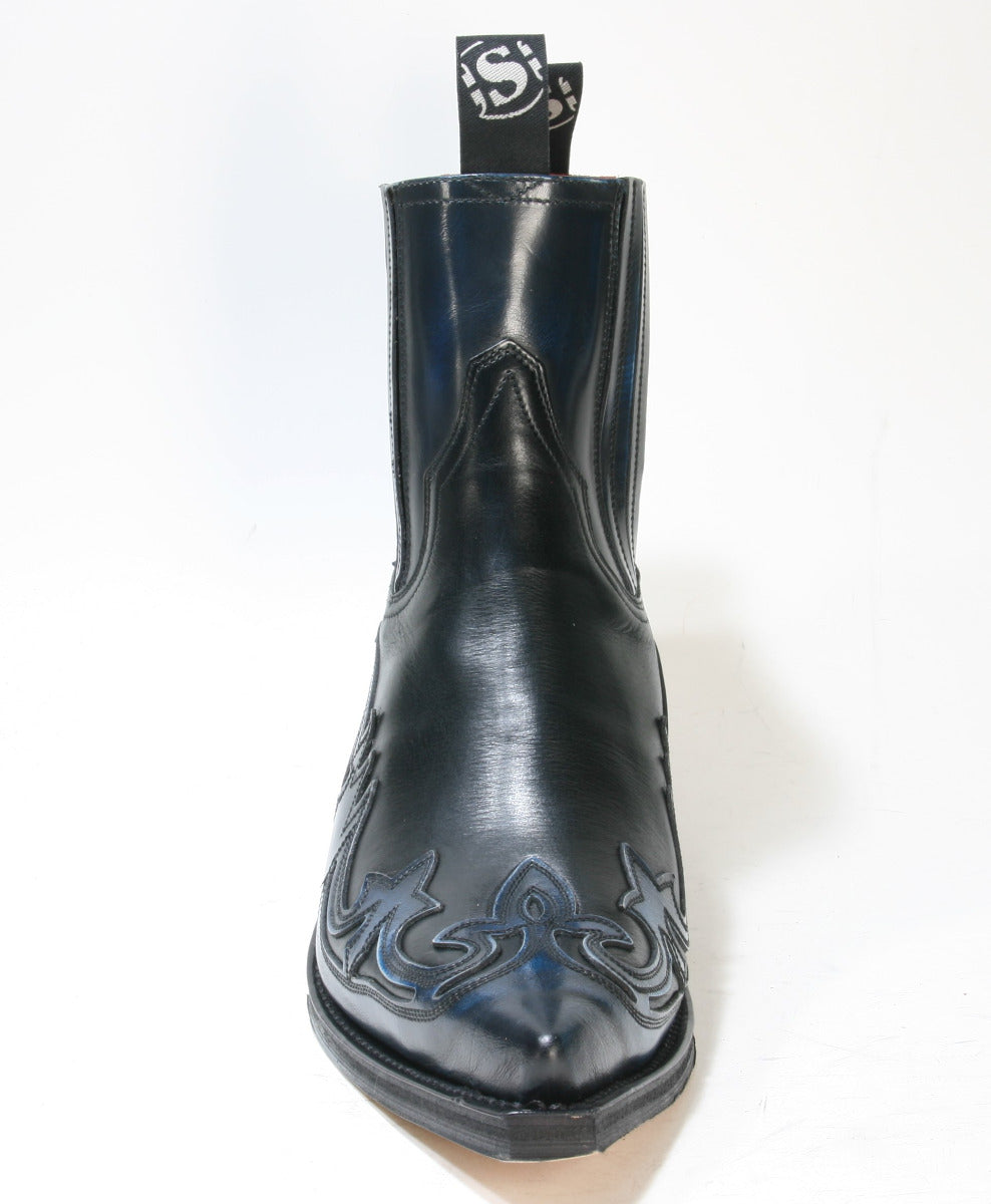 4660 Sendra Boots Ankle Boots Denver Azul Ciclon Negro