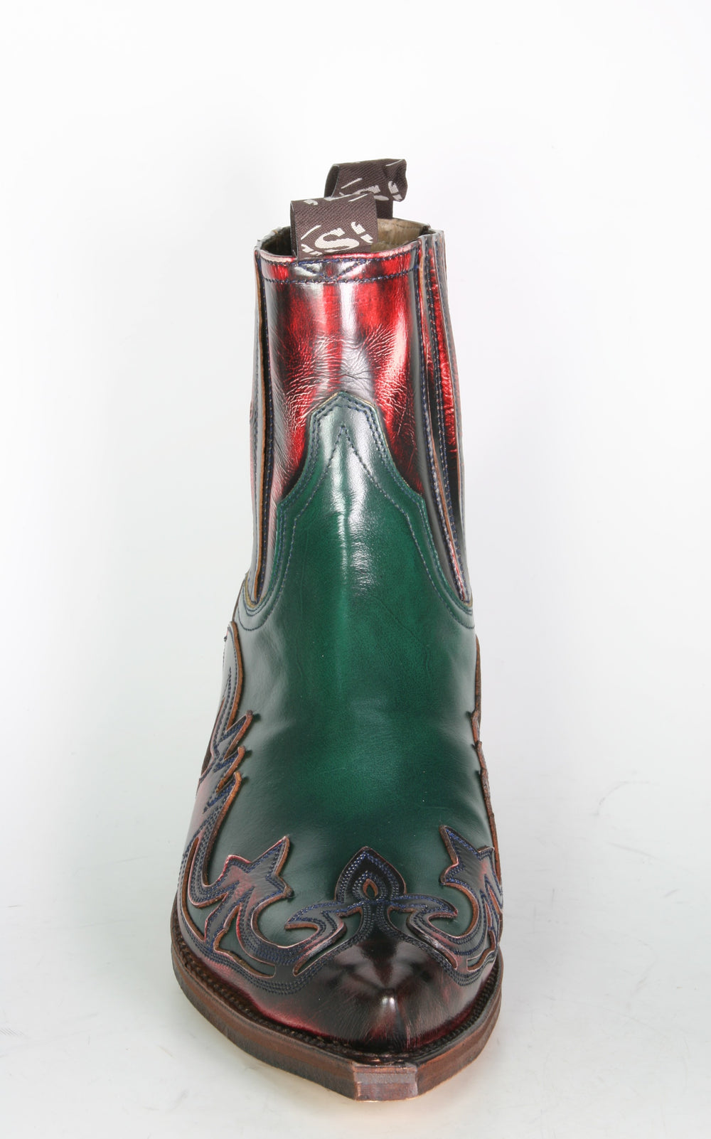 4660 Sendra Stiefeletten Denver Rojo Flor. Verde