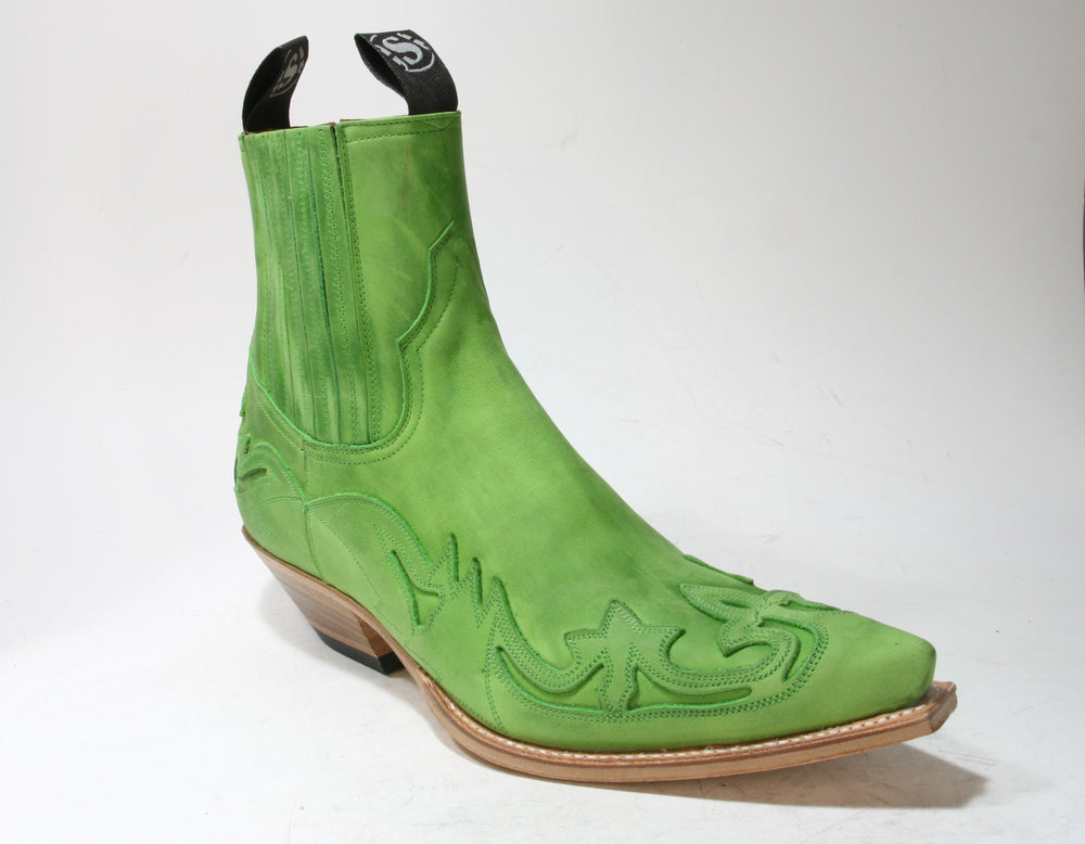 4660 Sendra ankle boots Floter Pistacho
