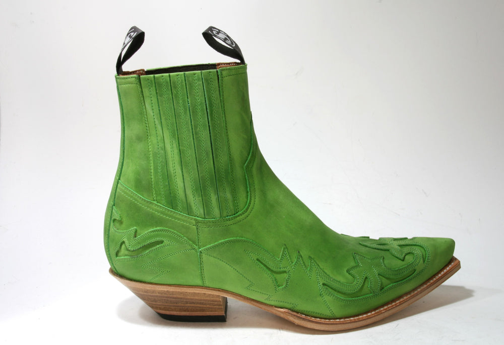4660 Sendra ankle boots Floter Pistacho