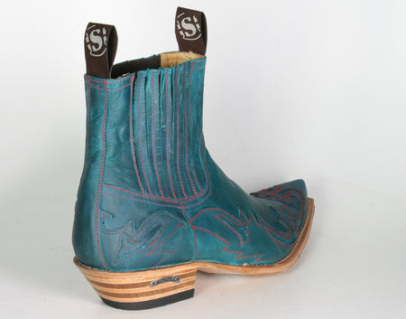 4660 Sendra Stiefeletten Floter Turquesa