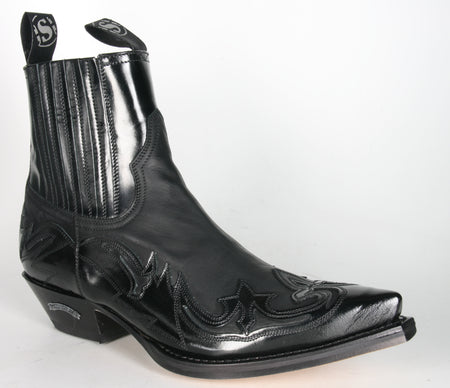 4660 Sendra Stiefeletten Flor. Negro