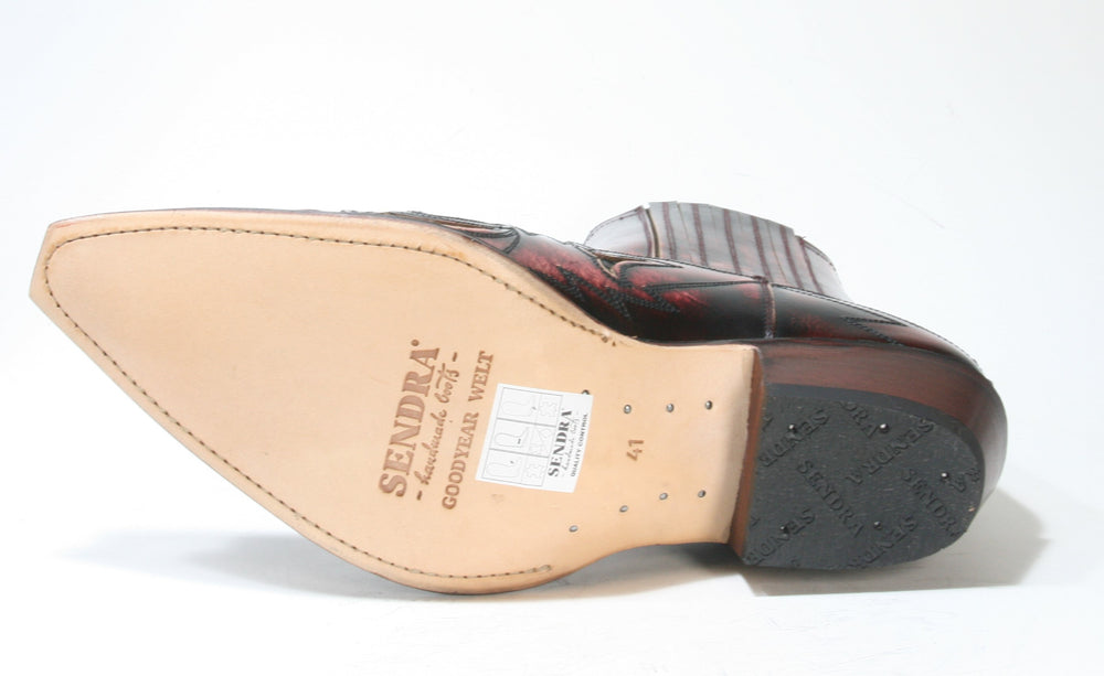 4660 Sendra ankle boots Hurricane Rojo Python Azul