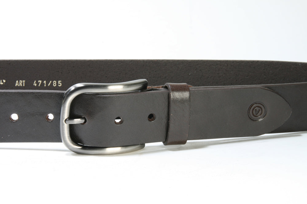 471 Vittozzi Leather Belt Brown