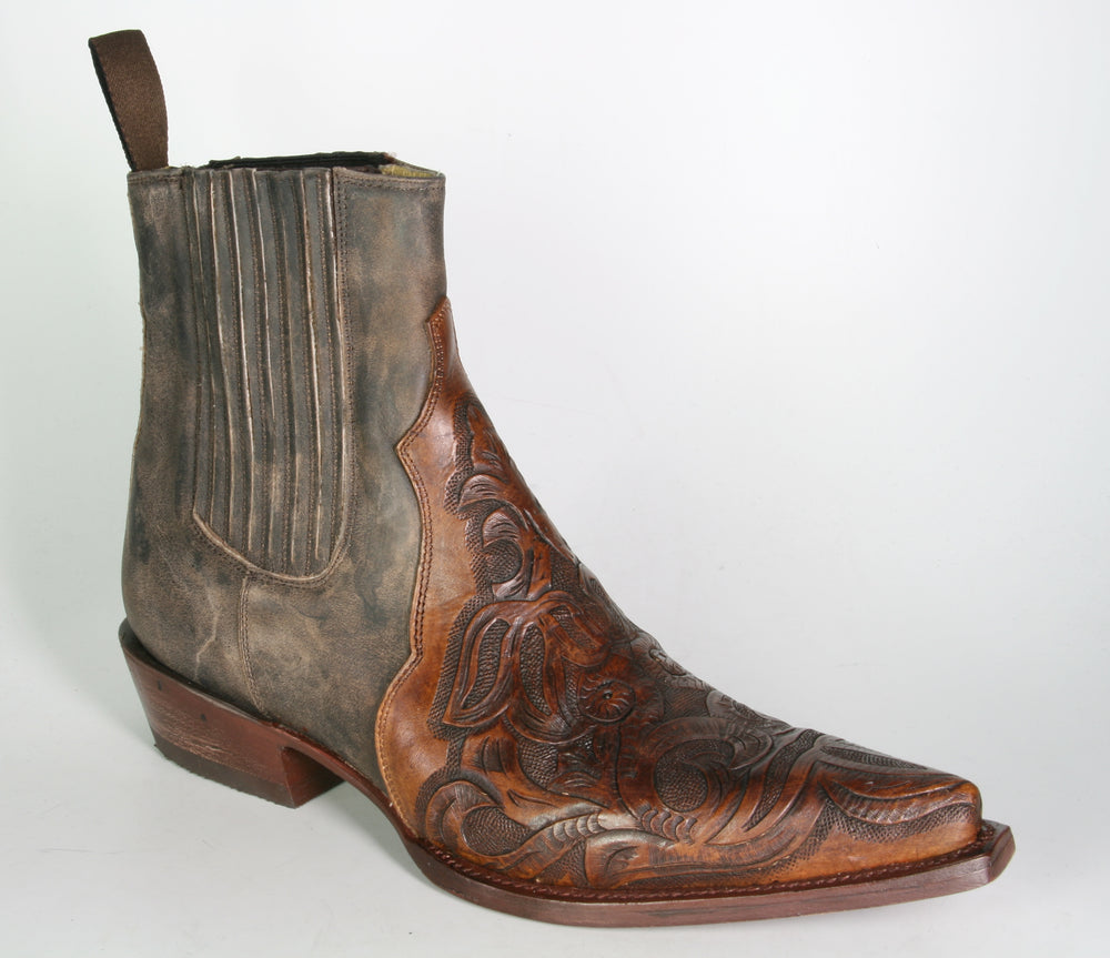 48015 Mezcalero ankle boots Brush Cincelado