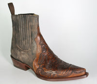 48015 Mezcalero ankle boots Brush Cincelado