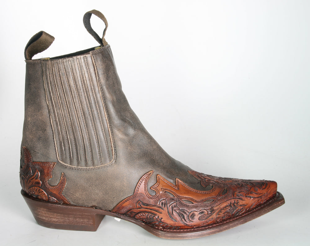 497 Mezcalero Stiefeletten Cincelado Moka