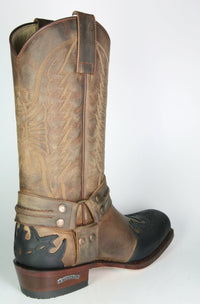 4980 Sendra Bikerboots STRONG Spr. Negro Tang
