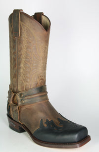 4980 Sendra Bikerboots STRONG Spr. Negro Tang