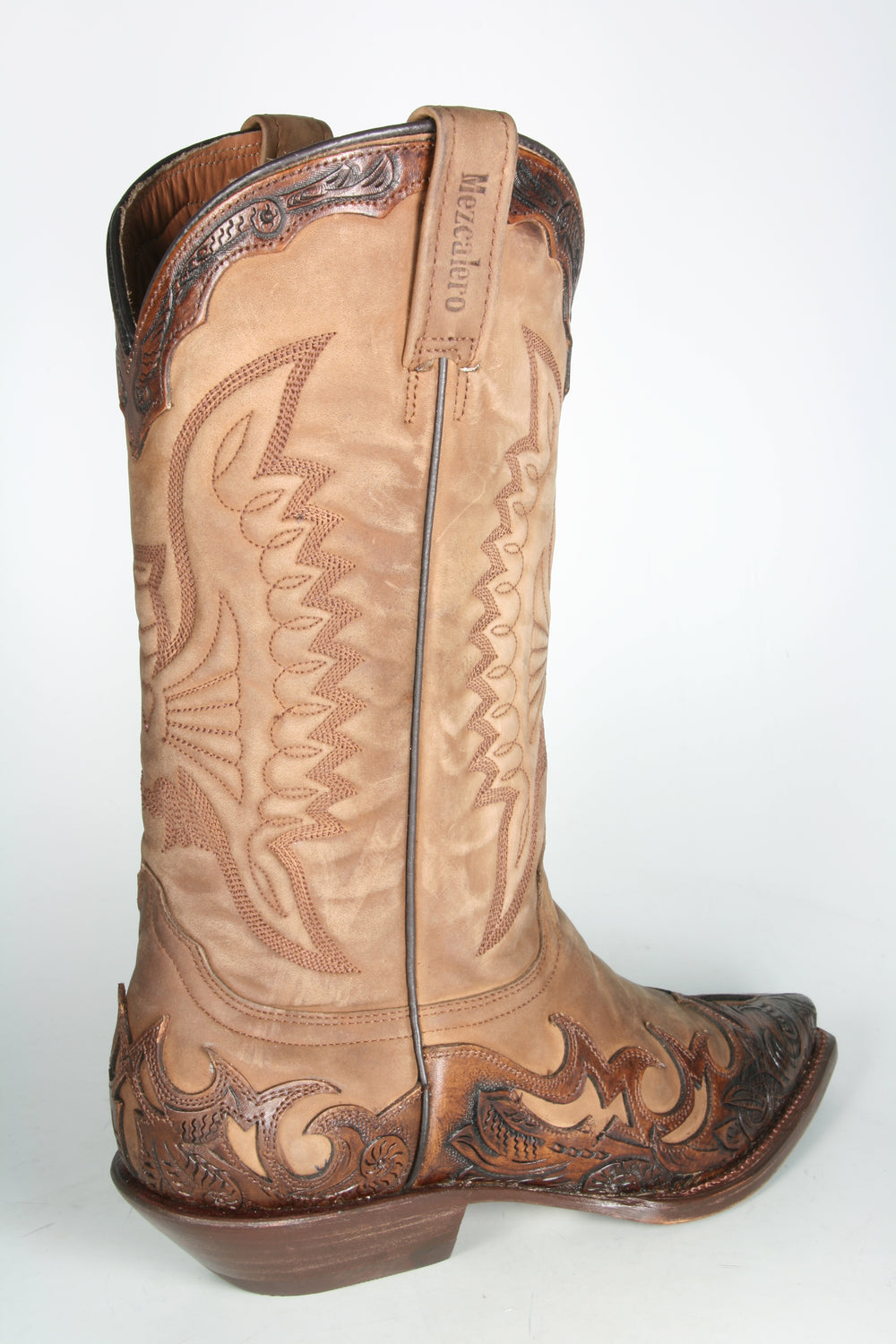 5024 Mezcalero cowboy boots Brush Cincelado