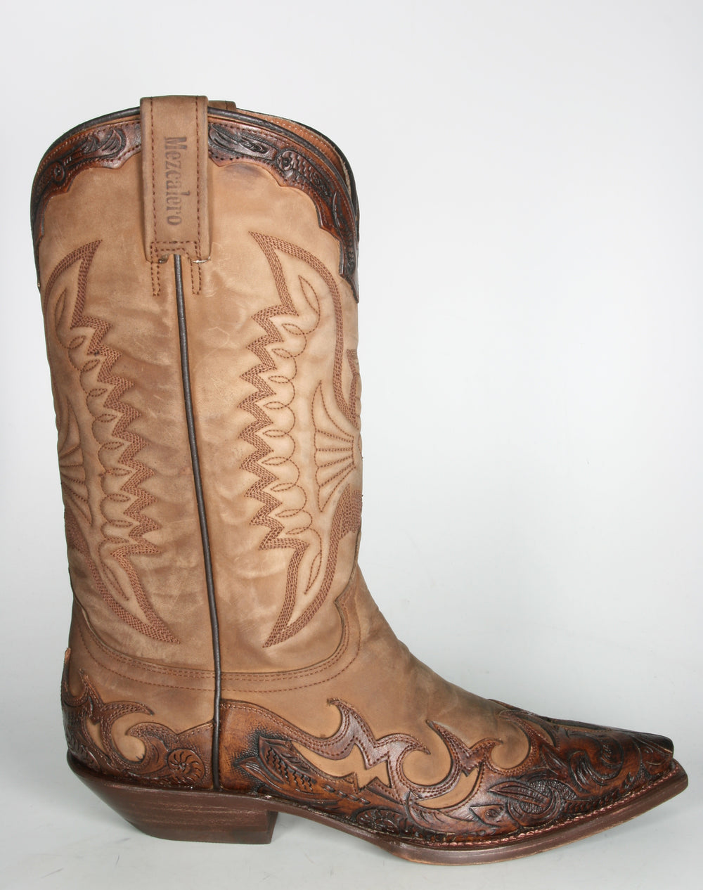 5024 Mezcalero cowboy boots Brush Cincelado