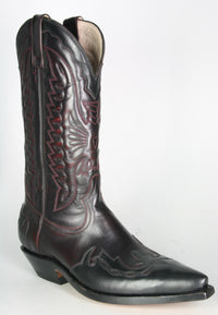 5047 Don Quixote cowboy boots Black Vine