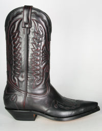 5047 Don Quixote cowboy boots Black Vine