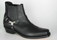 5049 Sancho Abarca Biker Boots 362 Seam Negro