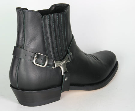 5049 Sancho Abarca Biker Boots 362 Seam Negro