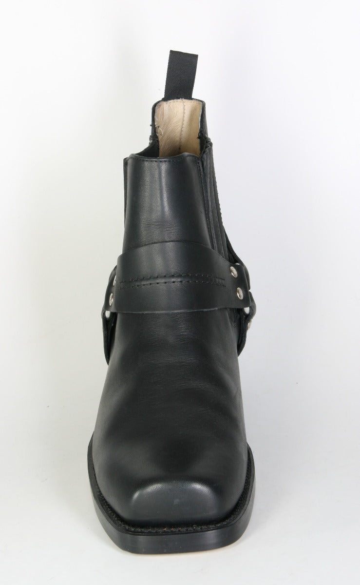 5049 Sancho Abarca biker boots ankle boots Negro